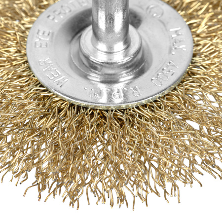 Набор щеток для дрели, 3 шт, 1 плоская, 65 мм, 50 мм "чашка", ручная металлическая Matrix