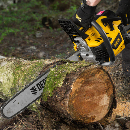 Пила цепная бензиновая DS-5820, шина 50 см, 58 см3, 3.6 л.с, шаг 0,325, паз 1,5 мм, 76 звеньев Denzel