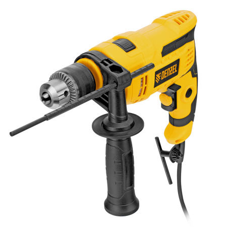 Дрель ударная IDD-750, 750 Вт, 0-3000 об/мин, 48000 уд/мин Denzel