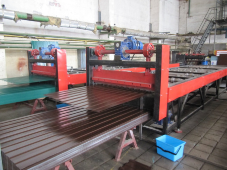 Профнастил С8 коричневый RAL 8017 1200х2000мм