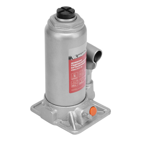 Домкрат гидравлический бутылочный, 5 т, h подъема 197-382 мм, в пластиковом кейсе Matrix цена