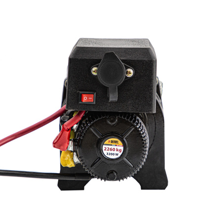 Лебедка автомобильная электрическая LB-2000, 2.2 т, 3.2 кВт, 12 В Denzel цена