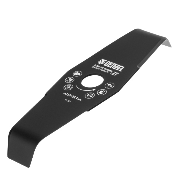 Диск для триммера мульчирующий, 250 х 25,4 толщина 2,5 мм, 2 лезвия Denzel