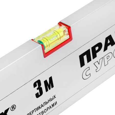 Правило алюминиевое с уровнем, L-3.0 м, 2 ручки Matrix цена