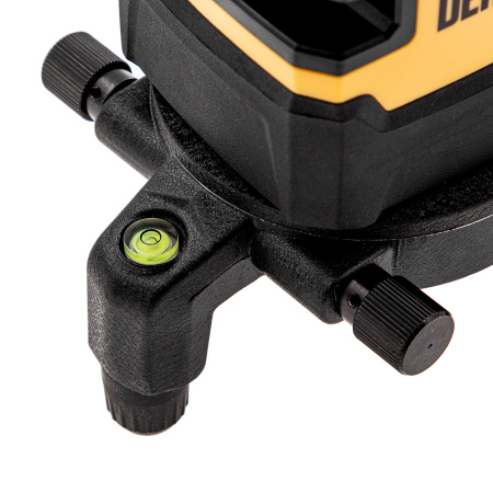 Лазерный уровень LX 06 Green, 30 м, 520 нм, аккумулятор Li 5200 mAh, резьба 5/8" Denzel цена