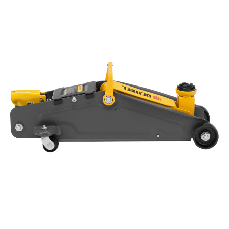 Домкрат гидравлический подкатной с фиксатором, 2,8 т, 135-385 мм Denzel цена