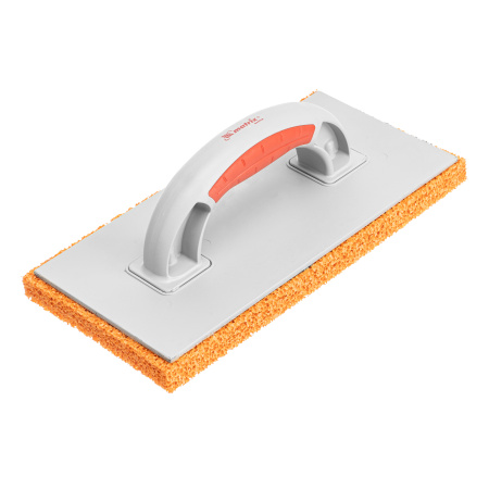 Терка пластмассовая, гидрорезиновое покрытие 18 мм, 270 x 130 мм, двухкомпонентная ручка Matrix цена