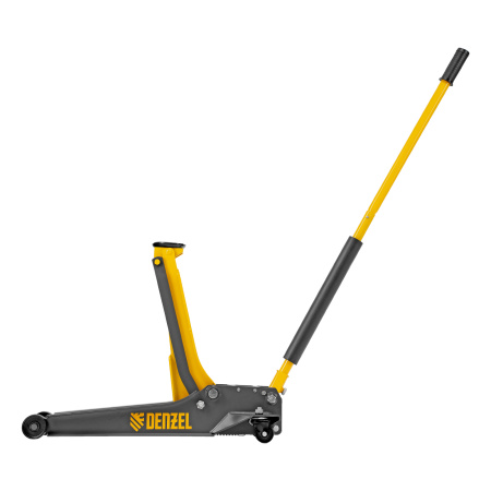Домкрат гидравлический подкатной, 3 т, 85-610 мм, быстрый подъем, низ. подхват, проф, SUV Denzel цена