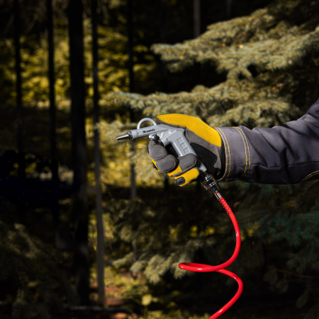 Пистолет продувочный с удлиненным соплом, пневматический, 135 мм Matrix цена