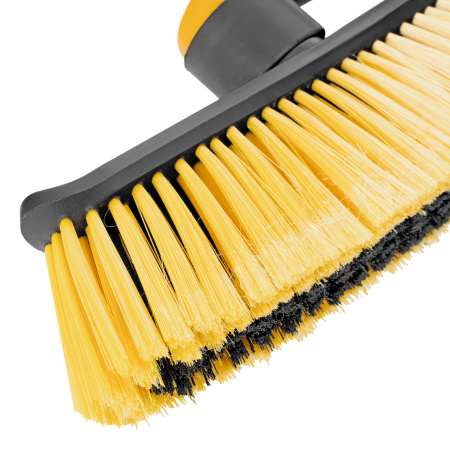 Щетка-сметка со скребком, телескоп, поворотная голова, 750-1120 мм Denzel цена