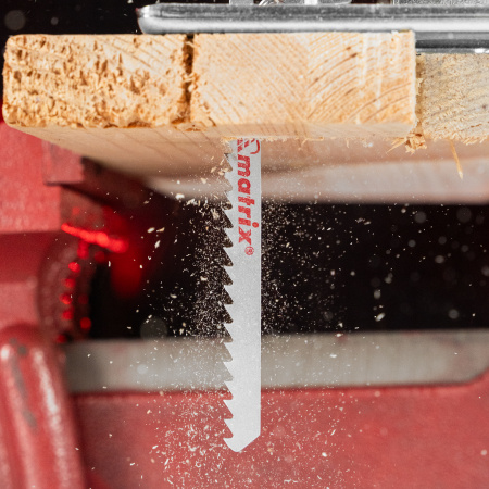 Полотна для электролобзика по дереву, 3 шт, 90 х 4 мм, HCS, EU- хвостовик Matrix