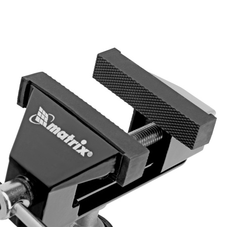 Тиски настольные, многофункциональные, сменная насадка, хомут для дрели, шарнирный механизм, 70 мм Matrix