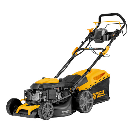 Газонокосилка бензиновая GLD-460SP-VE, 146 см3, шир. 46см, привод, вариатор, эл.старт, 60 л Denzel цена