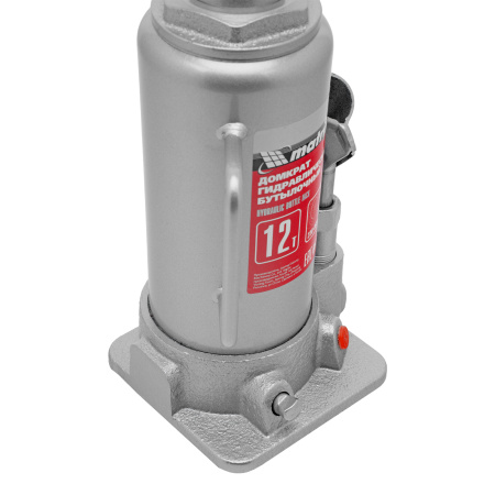 Домкрат гидравлический бутылочный, 12 т, высота подъема 230-465 мм Matrix цена