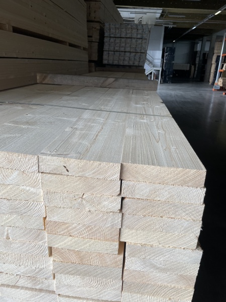 Доска сухая строганная 30х150х6000