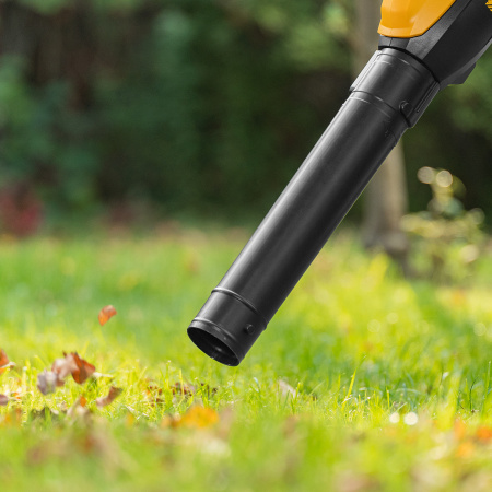 Воздуходувка аккумуляторная RB180-36, Li-ion, 36 В, 4 Ач, 180 км/ч, 820 м3/ч Denzel цена