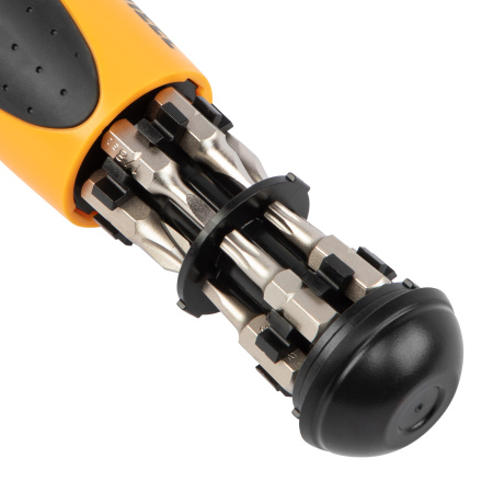 Отвертка реверсивная, механизм SmartPush 12 шт, S2 Denzel