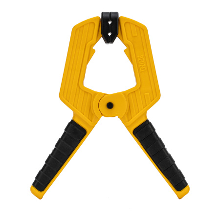 Струбцина клещеобразная, усиленная 80 х 60 мм, двухкомпонентные рукоятки Denzel цена