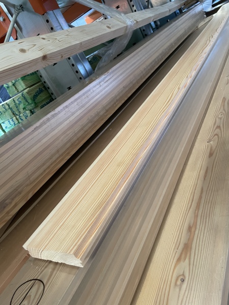 Доска пола шпунтованная 28х110х4000 сорт Экстра Лиственница 0.44м2