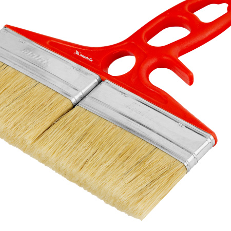 Кисть флейцевая для лаков, 200 x 12, натуральная щетина, пластиковая ручка Color line Matrix цена