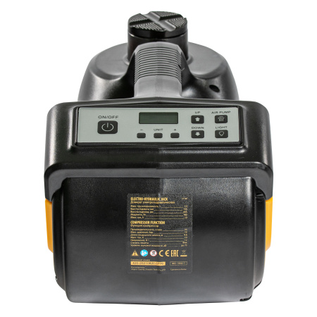 Домкрат электрогидравлический «3 в 1» (1,5 т) 12В, с гайковертом электрическим, в наборе  Denzel цена