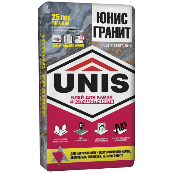 Клей плиточный Unis Гранит 25 кг