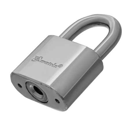 Замок навесной, хромированное покрытие 40 мм Matrix цена