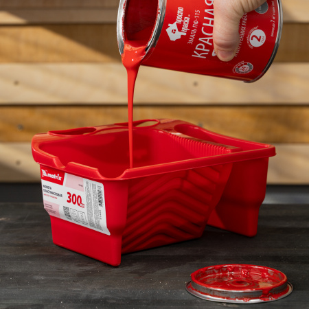 Кювета пластмассовая для кистей и мини-валиков, ручная, многофункциональная, 210 х 180 х 90 мм Matrix цена