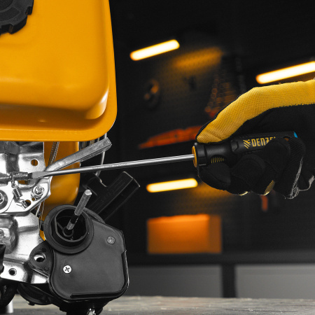 Отвертка, SL5x150 мм, S2, 3к рукоятка Denzel