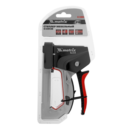 Степлер мебельный, стальной, быстрая загрузка, тип скобы 53, 4-14 мм, PRO Matrix цена