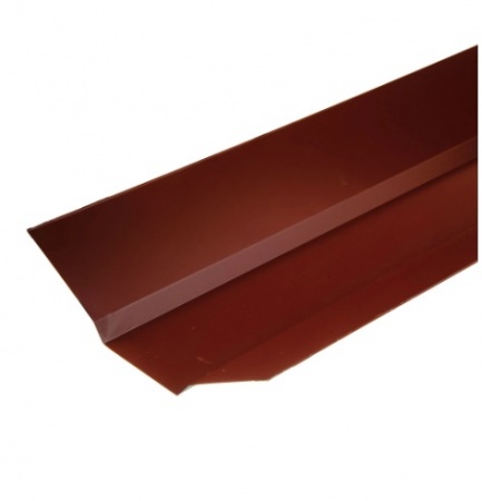 Ендова внешняя с полиэстеровым покрытием 2 м цвет красный