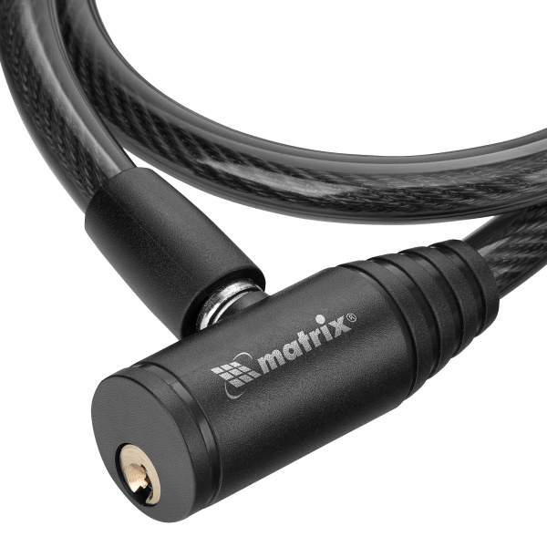 Замок тросовый универсальный, 10 х 650 мм Matrix цена