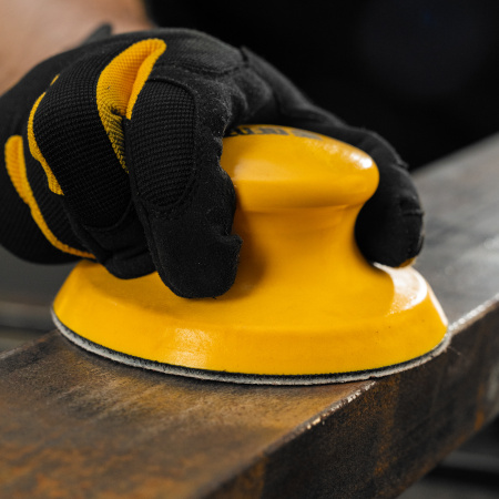 Брусок для шлифования, круглый, 125 мм, с "липучкой"// Denzel