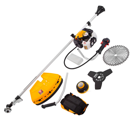 Триммер бензиновый DGT 330, 33 см3, 1.8 л. с, неразъемная штанга, состоит из 2 частей Denzel цена