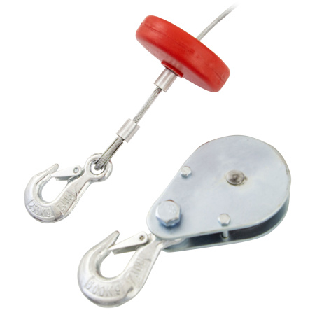 Тельфер электрический TF-500, 0.5 т, 1020 Вт, высота 12 м, 10 м/мин Denzel цена