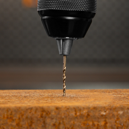 Сверло по металлу, 2 мм, HSS Co-8%, 2 шт.// Denzel