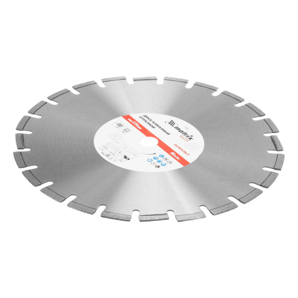 Диск алмазный 400 х 25.4 мм, "Асфальт", сухой/мокрый рез, Pro Matrix