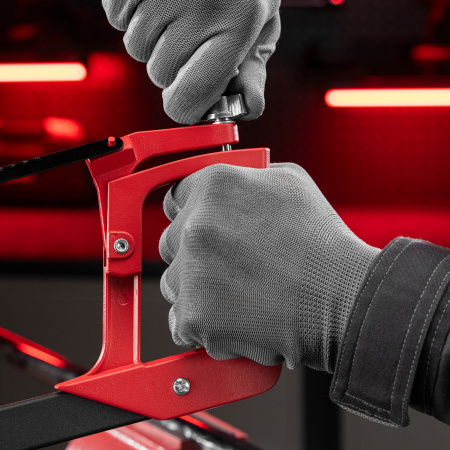 Ножовка по металлу, 300 мм, биметаллическое полотно, обрезиненная рукоятка Matrix