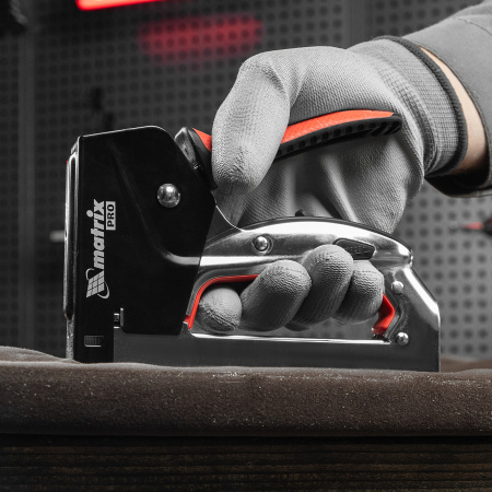 Степлер мебельный, стальной, быстрая загрузка, тип скобы 53, 4-14 мм, PRO Matrix цена