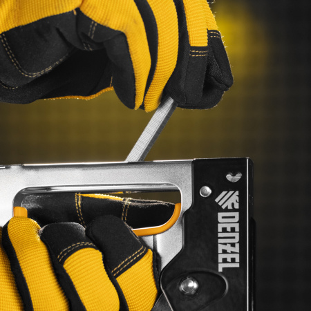 Скобы, 12 мм, для мебельного степлера, тип 53, 2000 шт. Denzel цена