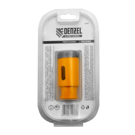 Сверло алмазное по керамограниту, 35 мм, мокрая резка, М14 Denzel