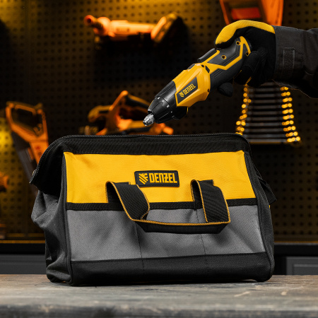 Сумка для инструмента, 305х190х195 мм, 14 карманов Denzel цена