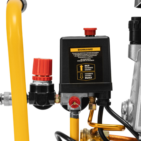 Компрессор воздушный DC1500/24, прямой привод, 1.5 кВт, 24 литра, 220 л/мин Denzel