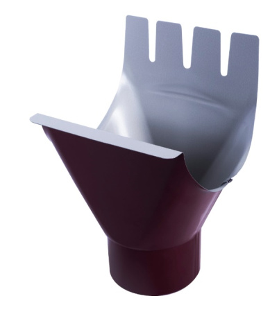 Воронка выпускная D90 мм цвет вишня