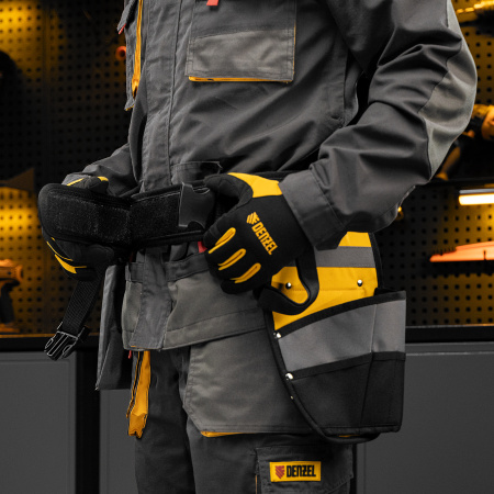 Пояс монтажника, сумки поясные, кобура для шуруповерта Denzel цена