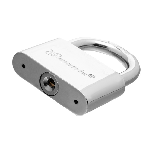 Замок навесной, хромированное покрытие 70 мм Matrix цена