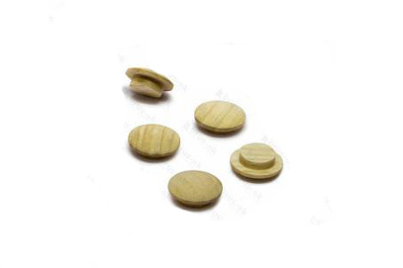 Заглушка деревянная Ясень d-10х15 мм. 10 шт/упак.