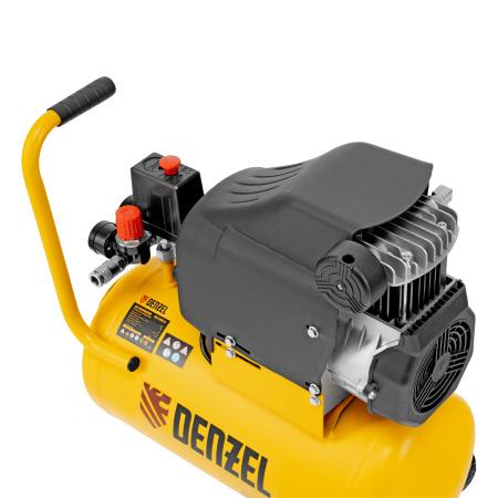 Компрессор воздушный DLC1300/24 безмасляный 1.3 кВт, 24 литра, 206 л/мин Denzel