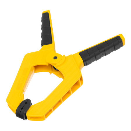 Струбцина клещеобразная, усиленная 100 х 80 мм, двухкомпонентные рукоятки Denzel цена