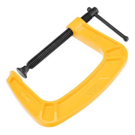 Струбцина G-образная, усиленная, 100 мм Denzel цена